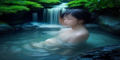 自慰喷水内容类别封面图，抽象水花元素，珊瑚粉配色设计感强